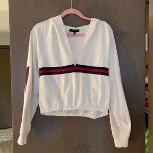 L.A. Hearts cropped hoodie